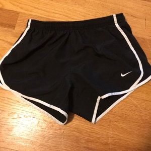 Black and white classic kids Dri-Fit shorts
